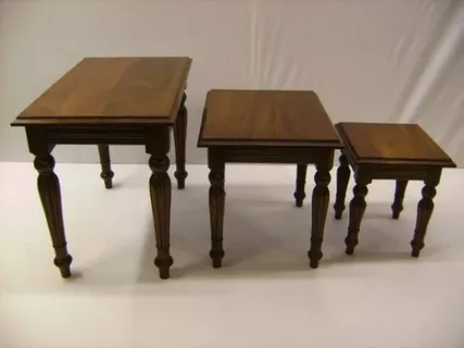 تصویر 1 از میز عسلی چوبی با طراحی ظریف و تمیز